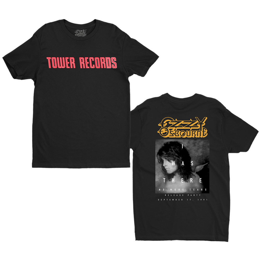 Tower Records No More Tears Tee Ozzy Osbourne Official Store