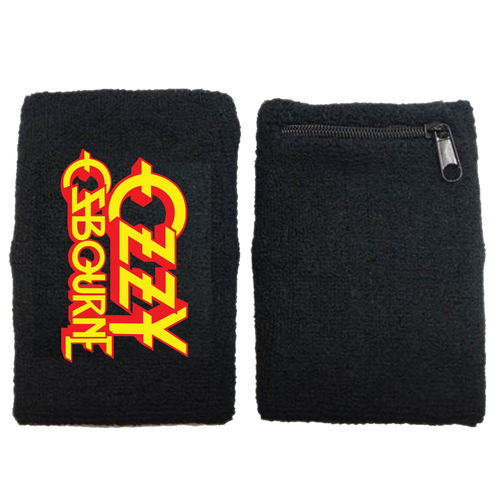 Classic Logo Terrycloth Zippered Wristband