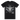 A classic black cotton tee with an image of Ozzy Osbourne on top of a bulls head on the front in white and grey and "MADE IN BIRMINGHAM - BACK TO THE BEGINNING" on the back.