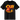 A classic black cotton tee with custom Ozzy Osbourne artwork in orange, yellow and red on the front.