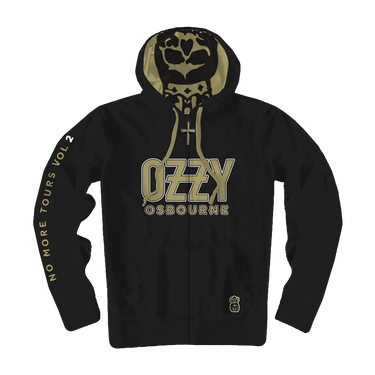 No More Tours Black Zip Hoodie – Ozzy Osbourne Official Store