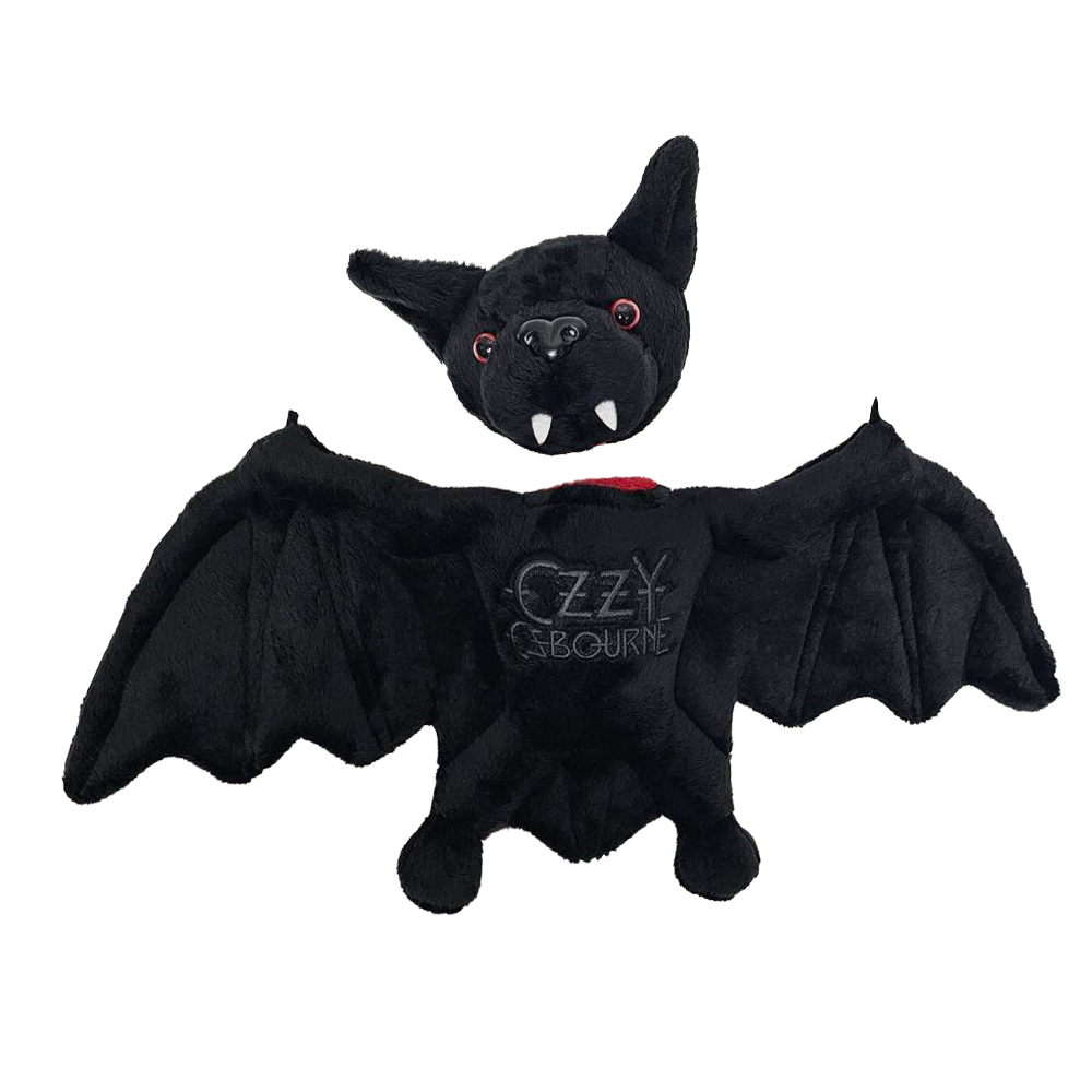 Bat Plush - Black-On-Black – Ozzy Osbourne Official Store Bat Plush - Black-On-Black – Ozzy Osbourne Official Store