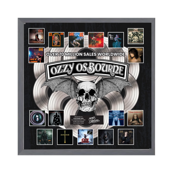 Lifetime Achievement Personalized Plaque 32 x 32 – Ozzy Osbourne