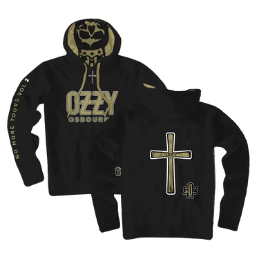 No More Tours Black Zip Hoodie – Ozzy Osbourne Official Store