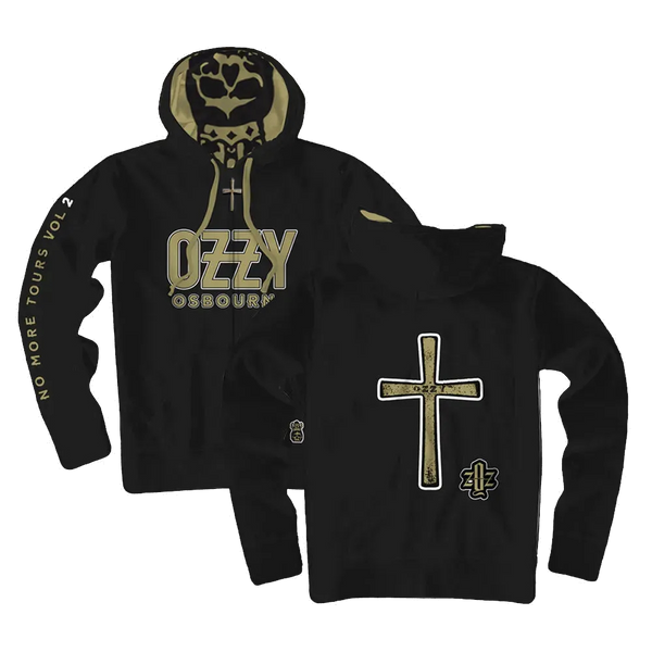 No More Tours Black Zip Hoodie – Ozzy Osbourne Official Store