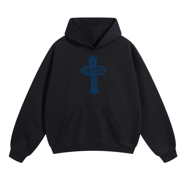 Rhinestone Ozzy Cross Hoodie – Ozzy Osbourne Official Store