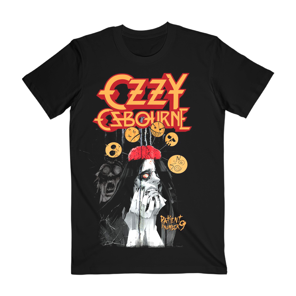 Paranoid No 9 Tee Ozzy Osbourne Official Store