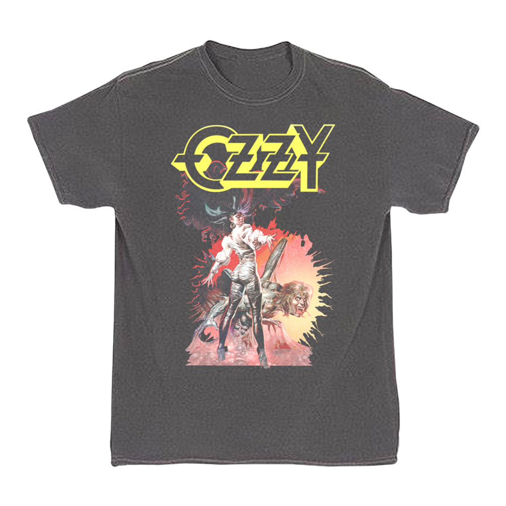 T-shirt Ozzy Osbourne - The Ultimate Sin Tour - Coupe Classique, Manches Doubles, Unisexe